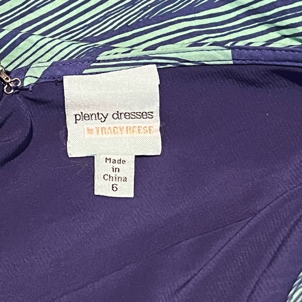 Plenty by Tracy Reese Size 6 Dress Tessa Marble Waves Sleeveless Fit & F… - Picture 10 of 10